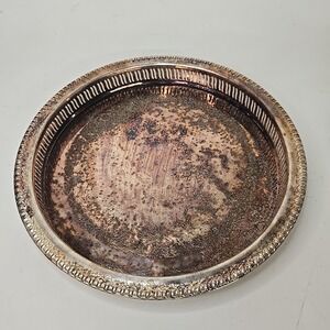 Webster Wilcox Silver Plated Vintage Serving Plate‎ 12"
